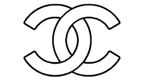 chanel cc logo stencil